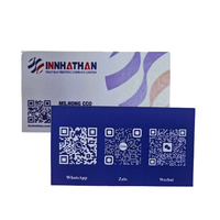 Escáner de código QR de doble cara Impresora de tarjetas de visita con servicio OEM Impresión personalizada Fabricante de Vietnam para papel recubierto de arte