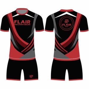 Camiseta de fútbol para niños de diseño Retro personalizado, la mejor calidad, 100% poliéster, cómodo, transpirable, conjuntos de parte superior delantera corta, nombre nacional OEM - Product Image 1