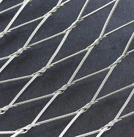 Maille de câble en acier inoxydable 316 de qualité marine pour applications de sécurité extérieures