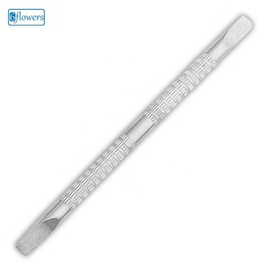 Empujador de Cutículas de Acero Inoxidable, Herramienta de Doble Punta para Manicura, Diseño de Doble Cabeza Reutilizable - Product Image 1