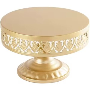 Soporte de Pastel de Aluminio de 2 Niveles de Primera Calidad, Nuevo Diseño, para Servir Cupcakes, para Mesa de Hotel, Decorativo - Product Image 2