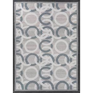 Alfombras Geométricas de Lana Alhambra en Gris y Negro, Tejido Plano para el Hogar, Pasillo, Rectangulares a Rayas-ADWL-13206 para Dormitorio, Sala de Estar - Product Image 1