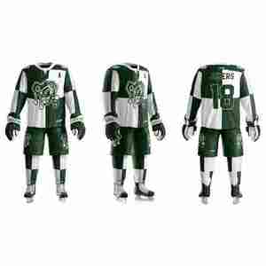 Ensembles d'uniformes de hockey sur glace réversibles de haute qualité Maillot respirant conçu sur mesure avec des options OEM Vêtements de sport pour les équipes - Product Image 4