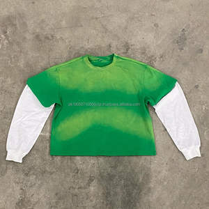 เสื้อยืดคอกลมผ้าคอตตอนทรงบ็อกซี่ใส่ได้พอดีกับผู้ชายขนาดใหญ่พิเศษ220gsm หนาทรงโอเวอร์ไซส์พลัสไซส์ - Product Image 5