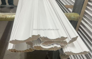 Cornisa de techo de MDF de pino macizo, moldura de corona, diseño tradicional moderno para interiores de villas y hoteles, Material de madera duradero - Product Image 5