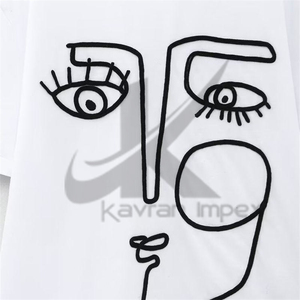 Camisetas bordadas PARA MUJER: material transpirable de alta calidad con diseños bordados personalizados, ideal para moda y ropa informal - Product Image 6