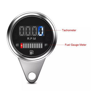 Hoge Kwaliteit Digitale Lcd Motorfiets Snelheidsmeter Led Licht Motorfiets Dashboard Motorfiets Meter Groothandel - Product Image 2