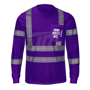 Ensemble de sécurité à glissière Vêtements de travail industriels globaux avec bavoir à col rond réfléchissant et chemise à boutons Matériau en polyester durable - Product Image 2