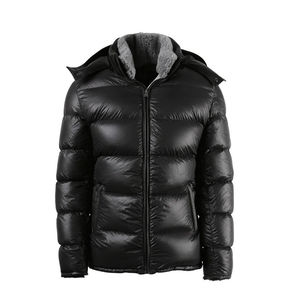 Veste matelassée pour homme hiver personnalisable pour la saison hivernale Vêtements d'extérieur pour homme en laine tricotée, imperméable et respirant en usine - Product Image 3