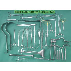 Ensemble chirurgical porte-aiguille pour laparotomie de qualité hospitalière avec gamme complète d'outils de chirurgie générale ensemble de chirurgie ouverte de base - Product Image 5