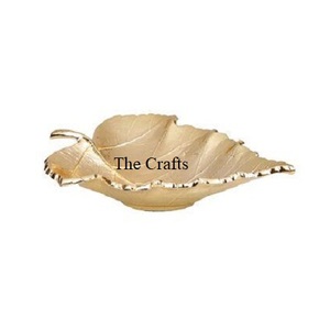 Aluminium Gold Color <b>Chocolates</b> Serving Bowl Handmade Customized Size And Shape For <b>Wedding</b> Party And Event Use - Product Image 1