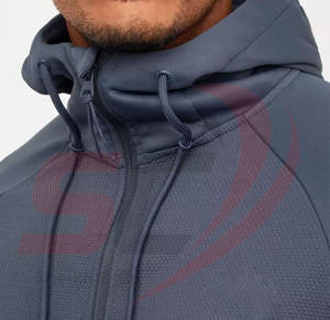 Sudadera con capucha para hombre de alta calidad personalizada, chándal con cremallera, logotipo de lana de invierno impreso, opciones de talla grande, característica de maternidad - Product Image 5