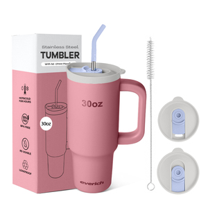 Tumbler Isolato Sottovuoto Classico Everich in Acciaio Inox da 30 Once, Ecologico, Grande Capacità <span class=keywords><strong>e</strong></span> <span class=keywords><strong>Facile</strong></span> da Trasportare. - Product Image 2