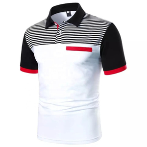 Polos en coton de qualité supérieure Logo de broderie personnalisé polos pour hommes vêtements de sport de marque décontractés Polos Home Fashion Male Tops - Product Image 2