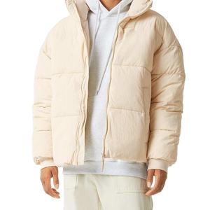 Vestes matelassées pour hommes chaudes pour l'hiver 2026 Vente en gros Nouvelle veste matelassée Veste matelassée à bulles pour hommes imprimée Doublure en laine Polyester - Product Image 1