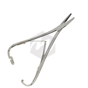 Portaagujas Mathieu, instrumentos médicos quirúrgicos, controlador de aguja de bloqueo de acero inoxidable, herramienta de mango de trinquete, sutura Dental de 14cm - Product Image 5