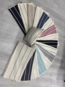 Alfombra turca Kilim Reversible de estilo moderno, alfombra de algodón tejido plegable de alta calidad, lavable antideslizante para uso doméstico para suelo de niños - Product Image 2