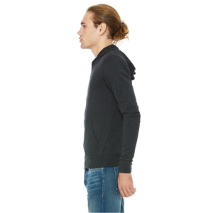 Bella + Canvas 3939 - Unisex Tri-blend Full-Zipper Sudadera con capucha ligera Ring Spun Algodón Poliéster Rayón Sudadera con capucha ligera - Product Image 2