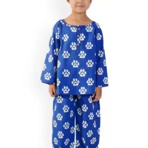 Tela de algodón para niñas Pantalón de noche transpirable con cintura elástica Estilo de estampado informal para el verano - Product Image 6
