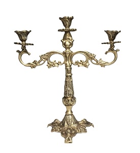 Candelabros de metal para decoración del hogar, candelabros de lujo de excelente calidad, candelabros pulidos de oro únicos, Decoración de mesa de boda. - Product Image 3