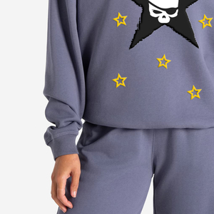 Vente en gros de vêtements pour femmes sweats d'hiver à épaules tombantes couleur décontracté solide sweats à capuche tricotés pour femme - Product Image 6