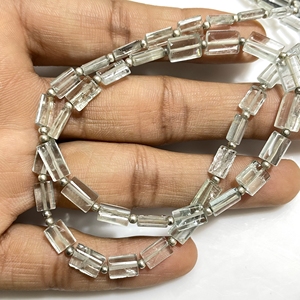 Alta calidad aguamarina suave rectángulo forma cuentas aguamarina liso Chewingum forma al por mayor cuentas - Product Image 2