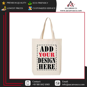 Sacs fourre-tout en toile de coton de qualité supérieure fabriqués en Inde pour les supermarchés et les courses, promotionnels et pour le shopping, au prix direct usine - Product Image 5