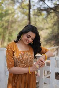 Vestido largo Anarkali DE TRABAJO bordado de diseñador de lujo para mujer, ropa de fiesta de boda Dupatta, traje completamente cosido que incluye Kurti Salwar - Product Image 3