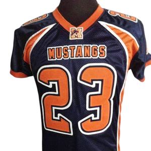 Maillot de football américain unisexe respirant à design gratuit, taille plus pour adultes - Product Image 1