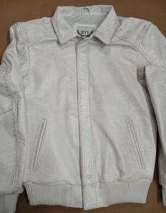 Men's Real Leather Crocodile Embossed <b>Jacket</b> Moto Biker Print <b>Jacket</b> - Product Image 3