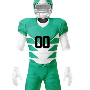 Conjunto de camiseta de fútbol americano de alta calidad personalizado Reversible, transpirable, de secado rápido, estirable, manga corta, uniformes estampados - Product Image 3
