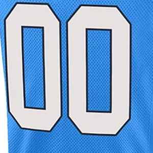 Camiseta de Fútbol Americano al por Mayor, 100% Poliéster, Transpirable, de Secado Rápido, Manga Corta, Personalizable, Alta Calidad, OEM - Product Image 3