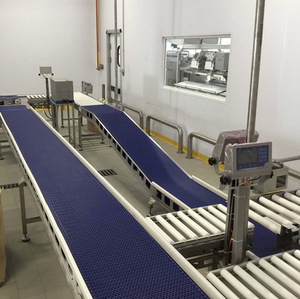 New Modular <b>Belt</b> <b>Conveyor</b> with Stainless Steel Frame Vertical Design Heat Resistant Plastic Material for Food Transportation - Product Image 3