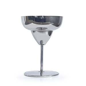 Antique Look Copper Margarita <b>Goblet</b> Glass, Margarita Cup NICKEL Color - Product Image 4