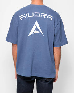 Nouveau t-shirt à col rond surdimensionné au look moderne pour hommes 100% tissu de qualité supérieure en coton doux avec logo personnalisé et impression numérique - Product Image 2