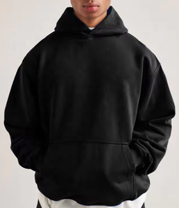 High Quality Custom Heavy Weight Winter Street Wear Knit Polyester/Cotton Blank <b>Pullover</b> <b>Men</b> Hoodie Quick Dry Breathable Pocket - Product Image 5