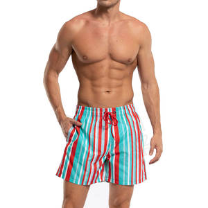 Pantalones cortos de playa de malla de verano de alta calidad para hombres, transpirables y ecológicos con forro impreso, diseño del fabricante - Product Image 5