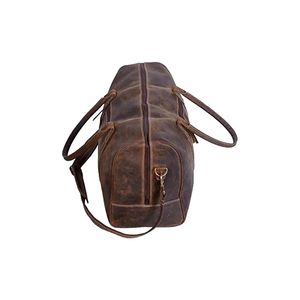 Sac de voyage en cuir véritable pour femme, modèle 2023, taille cabine, unisexe, en vente - Product Image 1