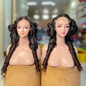 Peluca de color natural hinchable Extensiones de cabello vietnamita - Product Image 1