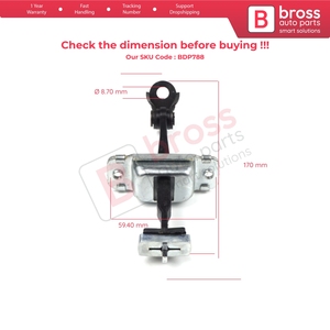 สายรัดจำกัดการเปิดประตูหน้า BDP788 สำหรับ I30 MK1 FD ปี 2006-2012 4/5 ประตู 793802L000 - Product Image 5