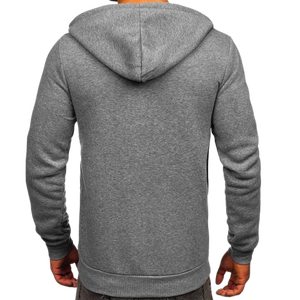 เสื้อฮู้ดแบบสวมศีรษะของผู้ชายผ้าฟลีซคอตตอน100% ดีไซน์ว่างเปล่าออกแบบได้ตามที่ต้องการฉลากส่วนตัว - Product Image 5