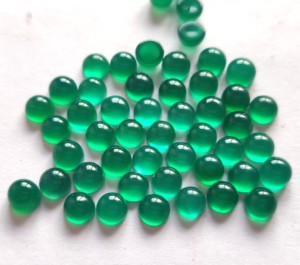 หินโมราโมราทรงกลม10มม. สีเขียวธรรมชาติสีเขียว - Product Image 3