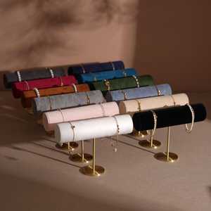 Soporte de madera para joyería, collar, pendiente, estante de exhibición de joyería, exhibición de joyería de Metal, estante de almacenamiento de pendientes de madera, soporte de exhibición - Product Image 5