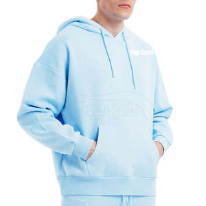 Sudadera con capucha de gran tamaño con logotipo impreso OEM de alta calidad, sudaderas con capucha de algodón para hombre, sudaderas con capucha de gran tamaño para invierno - Product Image 2