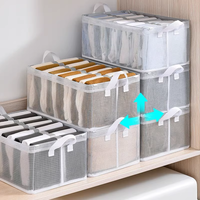 PVC Vêtements Organisateur Pantalon Vêtements Boîte De Rangement Armoire Placard Organisation Sous-Vêtements Soutien-Gorge Chaussettes Compartiment Boîte Armoire