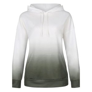 2024 haute qualité prix de gros couleur personnalisée coton Polyester tissu pas cher prix femmes cordon sweats à capuche - Product Image 1