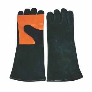 Reinforced Cowhide Split Leather Welding Gloves Industrial Safety Work Protection Flame Retardant Durable Firefighting Gloves - Product Image 4
