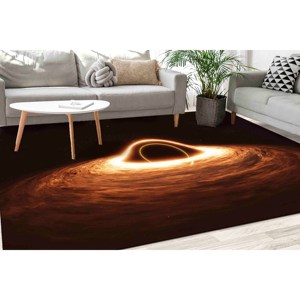 Tapis Cosmic Man Cave, tapis d'entrée, tapis imprimé, design moderne sur le thème de l'espace, tapis doux non tissé - Product Image 2
