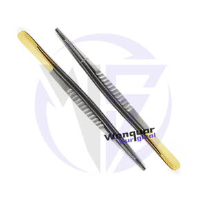 Pince à épiler manuelle demi-or en acier inoxydable de haute qualité pour le tissu vasculaire tenant la chirurgie-Enduit TC de qualité TC - Product Image 6