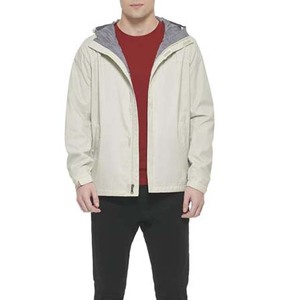 Veste de pluie pour hommes de Style High Street personnalisable 450g revêtement en toile respirant à capuche imperméable pour le printemps en plein air nouveauté - Product Image 2